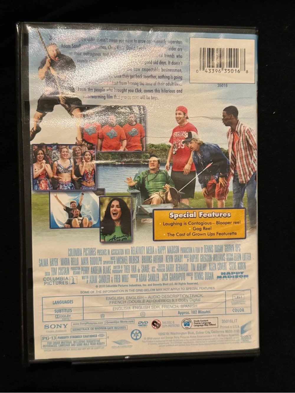 Grown Ups Movie DVD